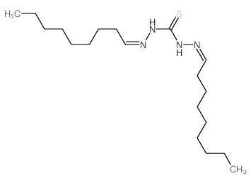 Nonanal, thiocarbohydrazone (8CI) Structure