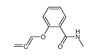 N-Methyl-2-(1,2-propadienyloxy)benzamide结构式