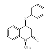 1-methyl-4-phenylsulfanyl-3,4-dihydroquinolin-2-one Structure