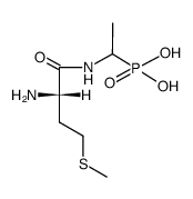 (S)-methionyl-(R)-1-aminoethylphosphonic acid Structure