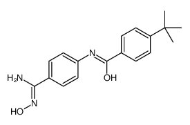 4-tert-butyl-N-[4-(N'-hydroxycarbamimidoyl)phenyl]benzamide结构式
