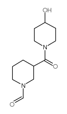 3-(4-hydroxypiperidine-1-carbonyl)piperidine-1-carbaldehyde Structure