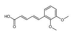 5-(2,3-Dimethoxyphenyl)penta-2,4-dienoic acid结构式