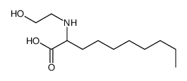 2-[(2-Hydroxyethyl)amino]decanoic acid Structure