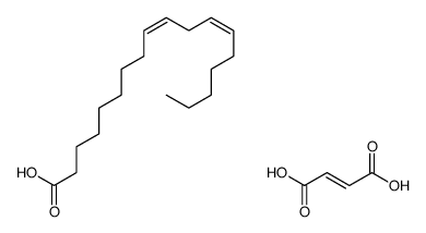 (E)-but-2-enedioic acid,(9Z,12Z)-octadeca-9,12-dienoic acid结构式