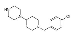 1-[1-[(4-Chlorophenyl)Methyl]-4-piperidinyl] piperazine structure