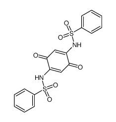 N,N'-bis(phenylsulfonylamino)-1,4-benzoquinone Structure