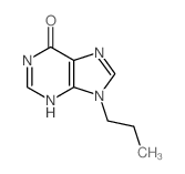 6H-Purin-6-one,1,9-dihydro-9-propyl- picture