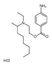 2-(4-aminobenzoyl)oxyethyl-ethyl-octan-2-ylazanium,chloride结构式