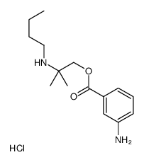 [1-(3-aminobenzoyl)oxy-2-methylpropan-2-yl]-butylazanium,chloride结构式