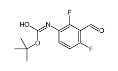 tert-butyl N-(2,4-difluoro-3-formylphenyl)carbamate Structure