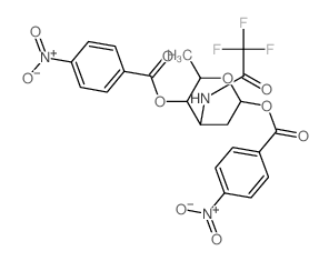 [6-methyl-5-(4-nitrobenzoyl)oxy-4-[(2,2,2-trifluoroacetyl)amino]oxan-2-yl] 4-nitrobenzoate结构式