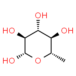 6-Deoxy-β-L-glucopyranose Structure