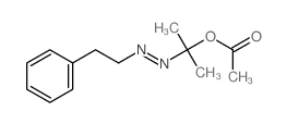 2-Propanol,2-(phenethylazo)-, acetate (ester) (8CI)结构式