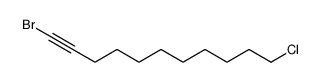 1-Bromo-11-chloro-1-undecyne结构式
