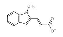 1H-Indole,1-methyl-2-(2-nitroethenyl)-结构式