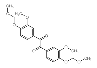 Benzil,3,3'-dimethoxy-4,4'-bis(methoxymethoxy)- (8CI) Structure