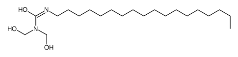 N,N-Bis(hydroxymethyl)-N'-octadecylurea structure