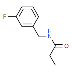 Propanamide,N-[(3-fluorophenyl)methyl]- structure