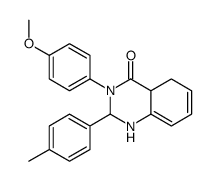 2-(4-Methylphenyl)-3-(4-methoxyphenyl)-dihydro-4(1H)quinazolinone Structure