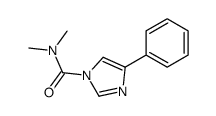 N,N-dimethyl-4-phenylimidazole-1-carboxamide Structure