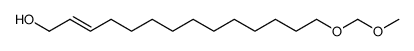 (E)-14-methoxymethoxytetradec-2-en-1-ol Structure
