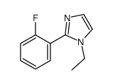 1-ETHYL-2-(2-FLUORO-PHENYL)-1H-IMIDAZOLE结构式