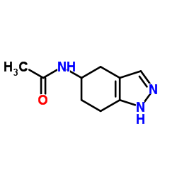 N-(4,5,6,7-Tetrahydro-1H-indazol-5-yl)acetamide结构式