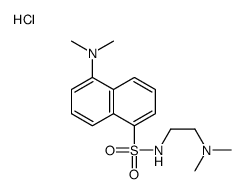 dimethylaminonaphthalene-5-sulfonaminoethylmethylamine结构式