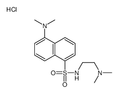 dimethylaminonaphthalene-5-sulfonaminoethylmethylamine structure