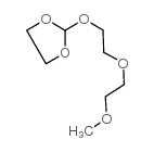 2-[2-(2-methoxyethoxy)ethoxy]-1,3-dioxolane structure