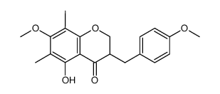 methylophiopogonanone B monomethyl ether结构式