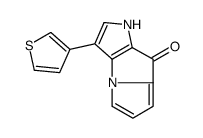 3-thiophen-3-yl-1H-pyrrolo[2,3-b]pyrrolizin-8-one Structure