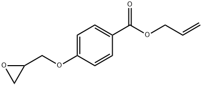 Benzoic acid, 4-(oxiranylMethoxy)-, 2-propenyl ester结构式
