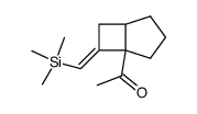 (E)-1-(7-((trimethylsilyl)methylene)bicyclo[3.2.0]heptan-1-yl)ethan-1-one结构式