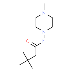 Butanamide, 3,3-dimethyl-N-(4-methyl-1-piperazinyl)- (9CI)结构式