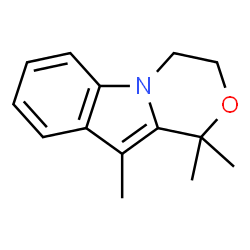 1H-[1,4]Oxazino[4,3-a]indole,3,4-dihydro-1,1,10-trimethyl-(9CI)结构式