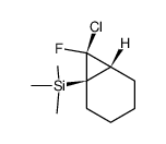 7-Chloro-7-fluoro-1-(trimethylsilyl)norcarane Structure
