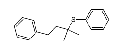 phenyl (2-methyl-4-phenyl)but-2-yl sulphide Structure