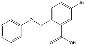 5-bromo-2-(phenoxymethyl)benzoic acid结构式