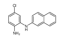 5-chloro-N1-(naphthalen-2-yl)benzene-1,2-diamine结构式