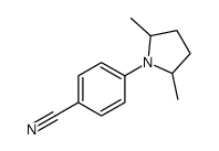 4-(2,5-dimethylpyrrolidin-1-yl)benzonitrile结构式