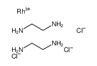 ethane-1,2-diamine,rhodium(3+),trichloride结构式