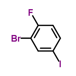 3-溴-4-氟碘苯结构式