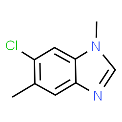 1H-Benzimidazole,6-chloro-1,5-dimethyl-(9CI) Structure