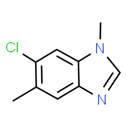 1H-Benzimidazole,6-chloro-1,5-dimethyl-(9CI) structure