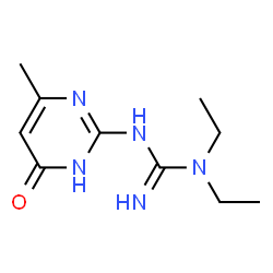 Guanidine, N-(1,4-dihydro-6-methyl-4-oxo-2-pyrimidinyl)-N,N-diethyl- (9CI) picture