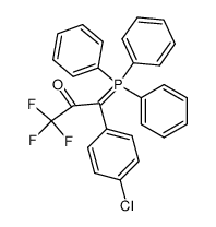 α-(trifluoroacetyl)-p-chlorobenzylidenetriphenylphosphorane Structure