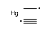 ethyl(ethynyl)mercury Structure