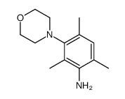 2,4,6-trimethyl-3-morpholin-4-ylaniline Structure